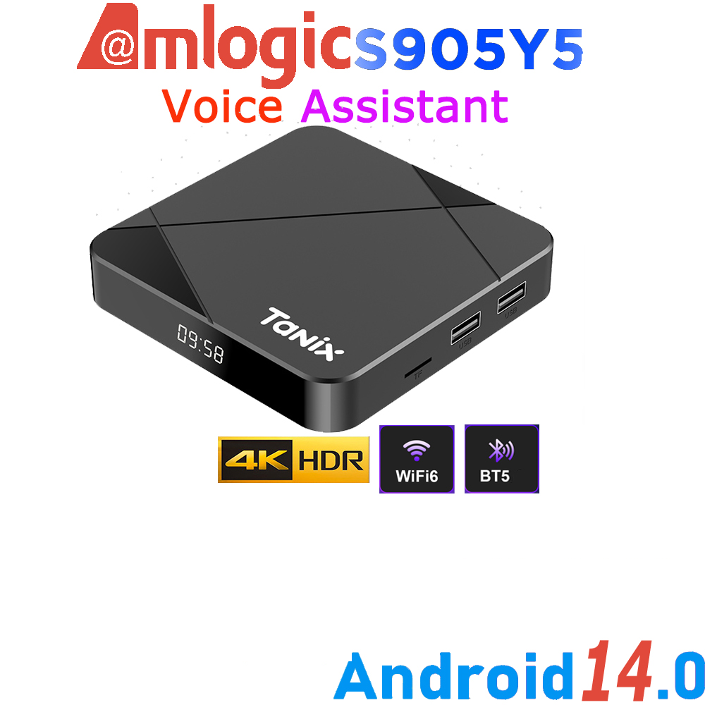 Gaming Console Youtube - Amlogic S905Y5 Android14.0 4K فيديو Wifi6
