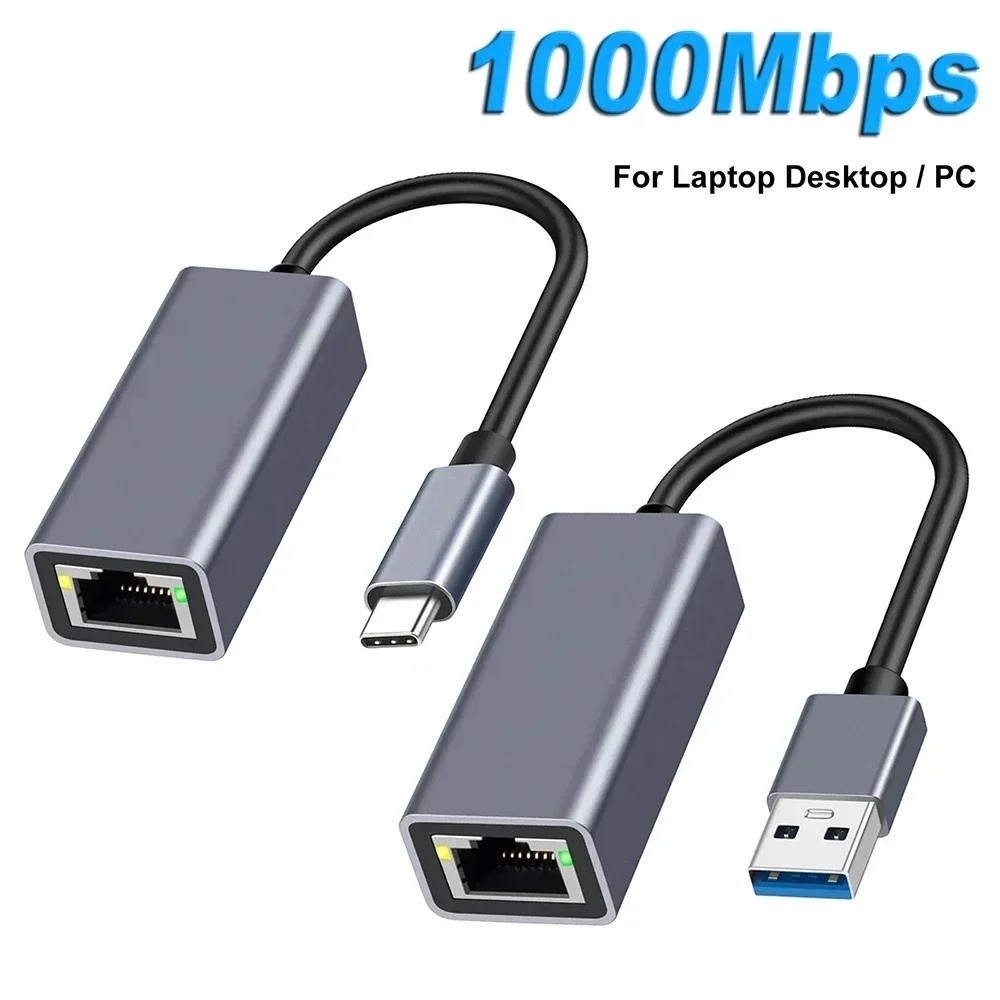 Lan Cable Gaming - USB نوع C محول إيثرنت بطاقة