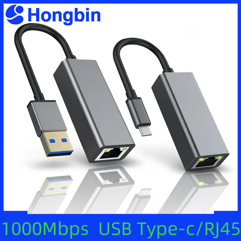 Lan Cable Gaming - محول إيثرنت USB بسرعة 1000 ميجابت