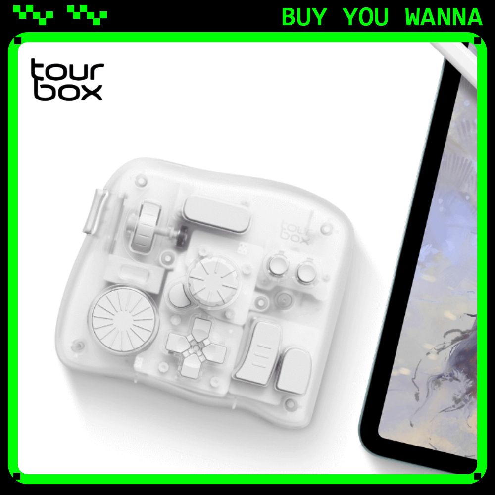 لوحة مفاتيح جديدة من TourBox E - مراجعة Gaming Console Drawing وسعره