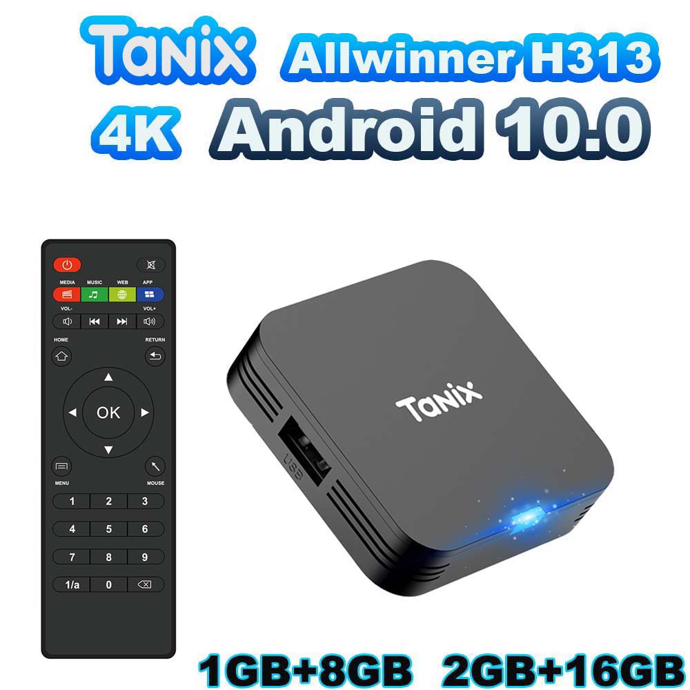 TANIX TX1 Android 10.0 Allwinn - مراجعة Gaming Console Youtube وسعره