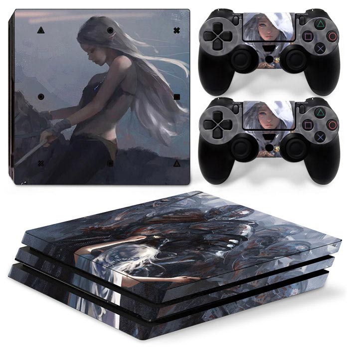 ملصق واقٍ لوحدة التحكم PS4 Pro - مراجعة Gaming Console Drawing وسعره