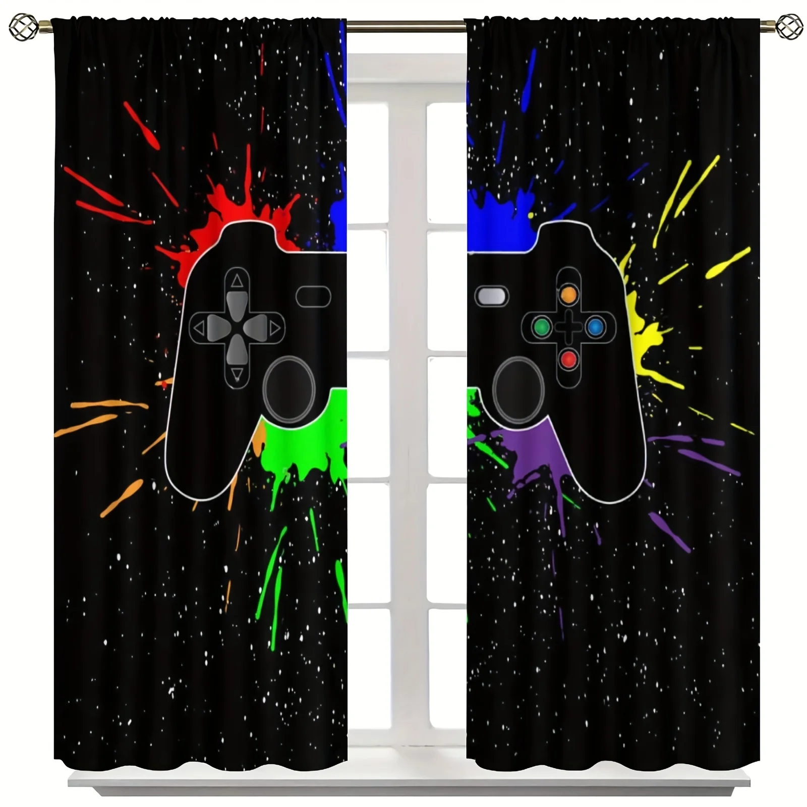 2 قطعة PS5 غمبد الستائر للبنين - مراجعة Gaming Console Youtube وسعره