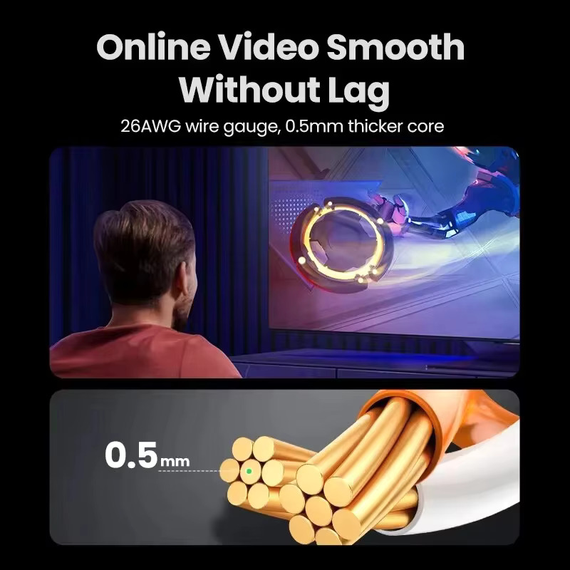 كابل إيثرنت Cat 6 شبكة LAN Cat - مراجعة Lan Cable Gaming وسعره