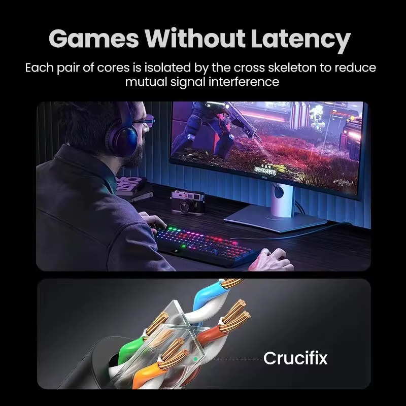 كابل إيثرنت Cat 6 شبكة LAN Cat - مراجعة Lan Cable Gaming وسعره