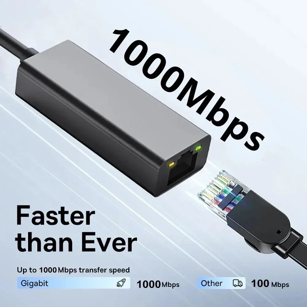 USB نوع C محول إيثرنت بطاقة ال - مراجعة Lan Cable Gaming وسعره