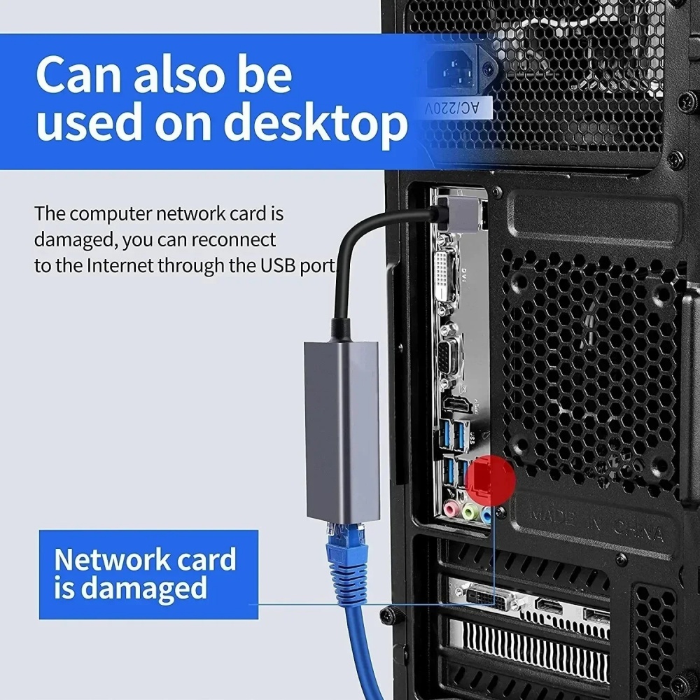 USB نوع C محول إيثرنت بطاقة ال - مراجعة Lan Cable Gaming وسعره
