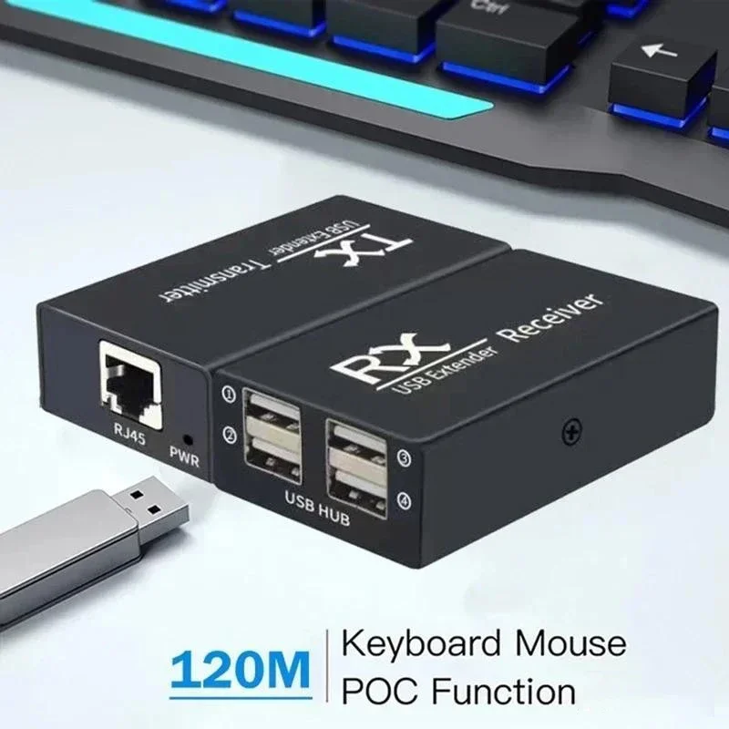 120 متر 4 منافذ USB موسع عبر R - مراجعة Lan Cable Gaming وسعره